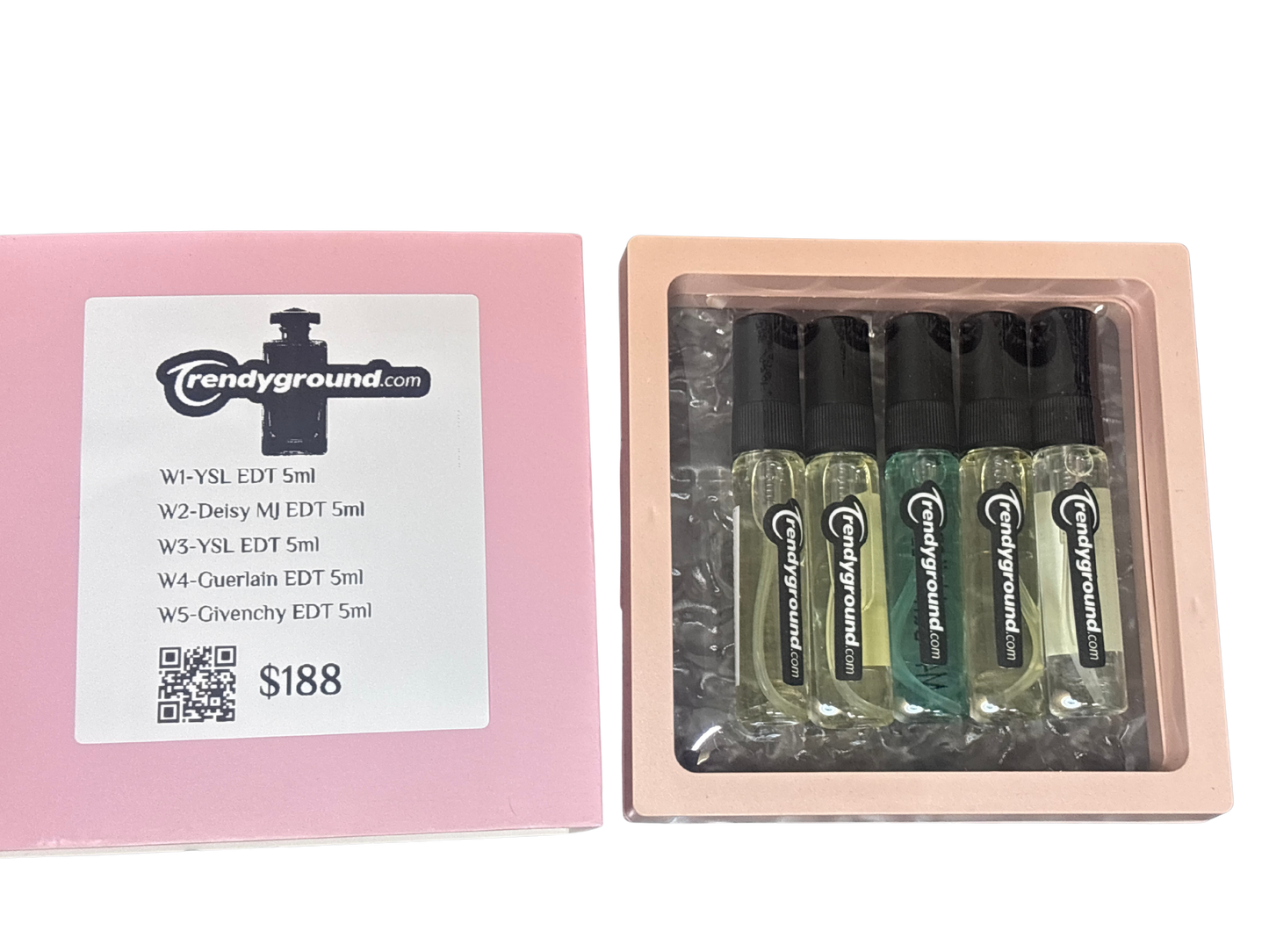 Women Fragrance travel spray sample set 5ML x 5 分裝瓶