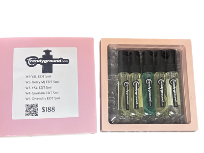 Women Fragrance travel spray sample set 5ML x 5 分裝瓶