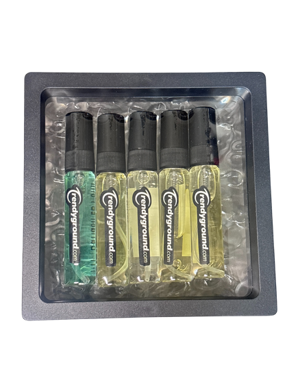 Men Fragrance travel spray sample set 5ML x 5