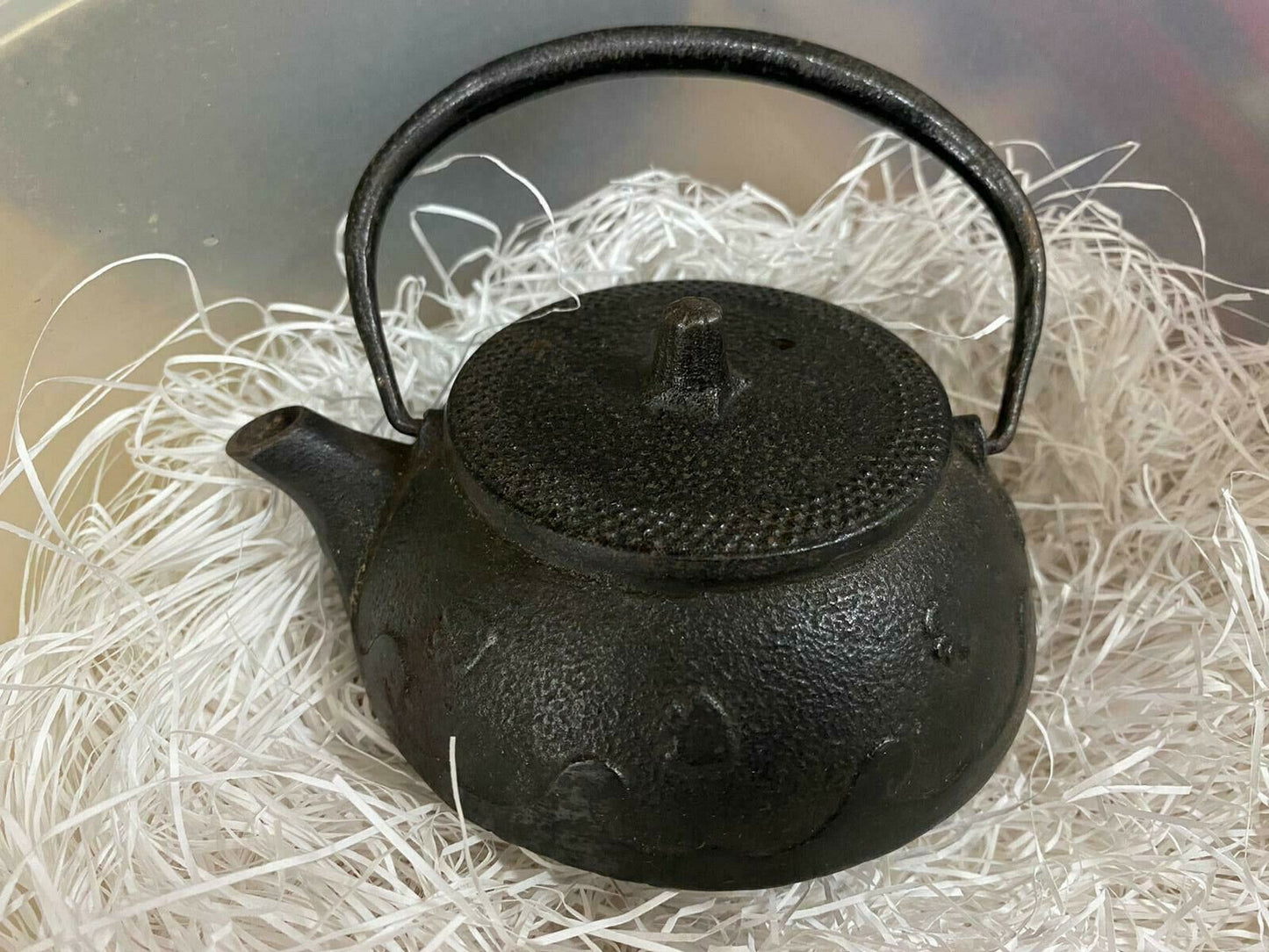 Tetsubin Teapot Tea Kattle Iron Kettle Antique Japan