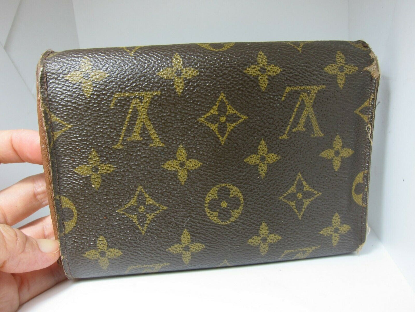 Louis Vuitton 皮革零錢包長錢包 C92