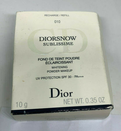 Dior Diorsnow Sublissime 010 FOND DE TEINT Poudre Powder Makeup - DEC21