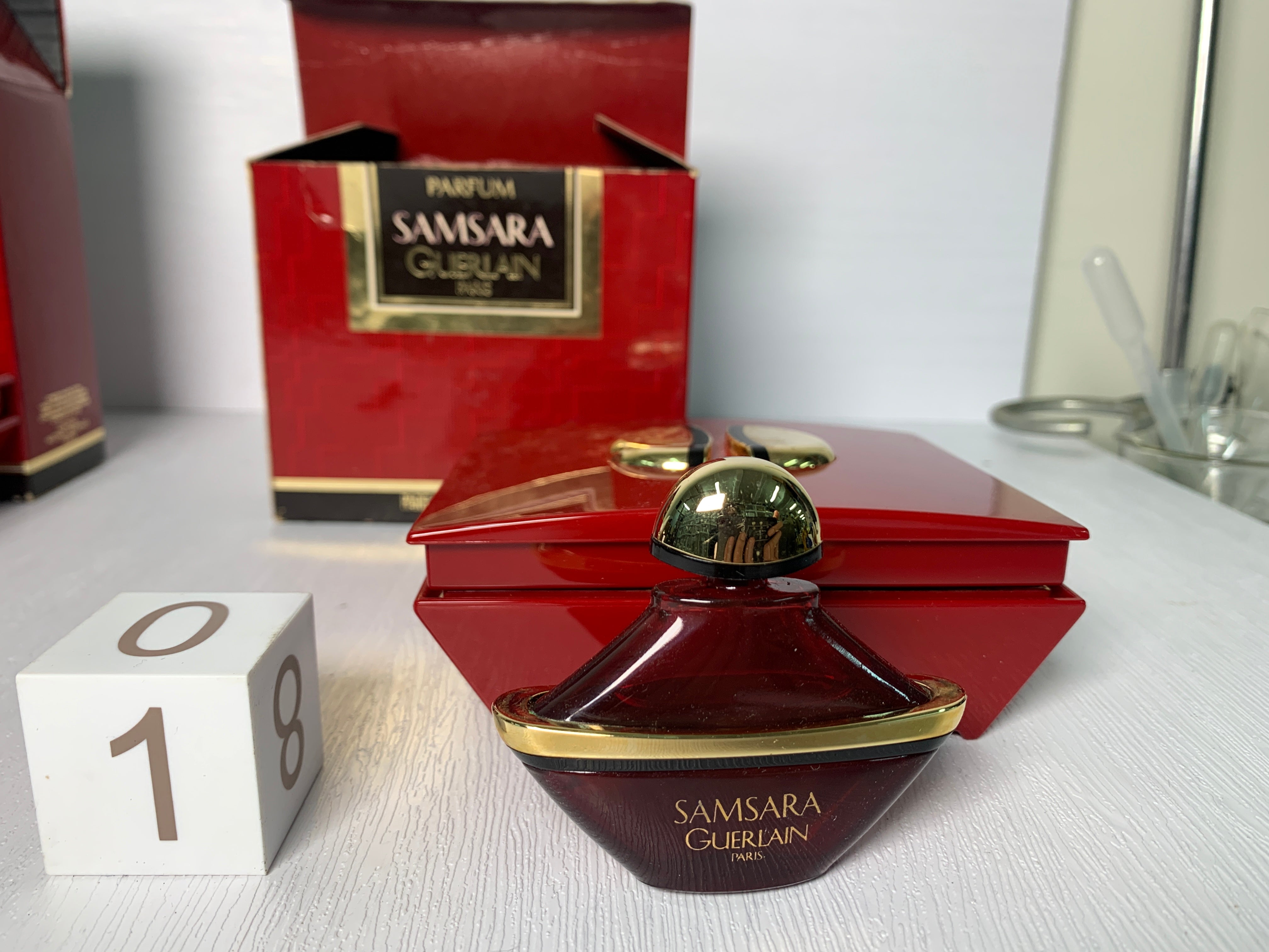 Rare guerlain samsara parfum perfume 7.5ml 1/4 oz 15ml 1/2 oz