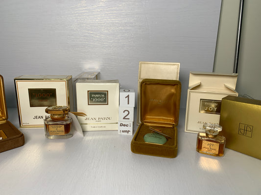 Rare Jean patou joy 1000 parfum perfume 7.5ml 1/4 oz 15ml 1/2 oz - 12DEC22