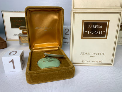 Rare Jean patou joy 1000 parfum perfume 7.5ml 1/4 oz 15ml 1/2 oz - 12DEC22