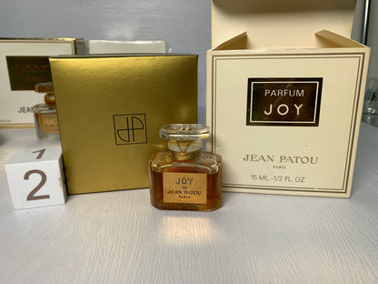 Rare Jean patou joy 1000 parfum perfume 7.5ml 1/4 oz 15ml 1/2 oz - 12DEC22