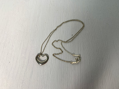 Tiffany & Co 925 Heart Necklace in Sterling Silver - 28DEC22