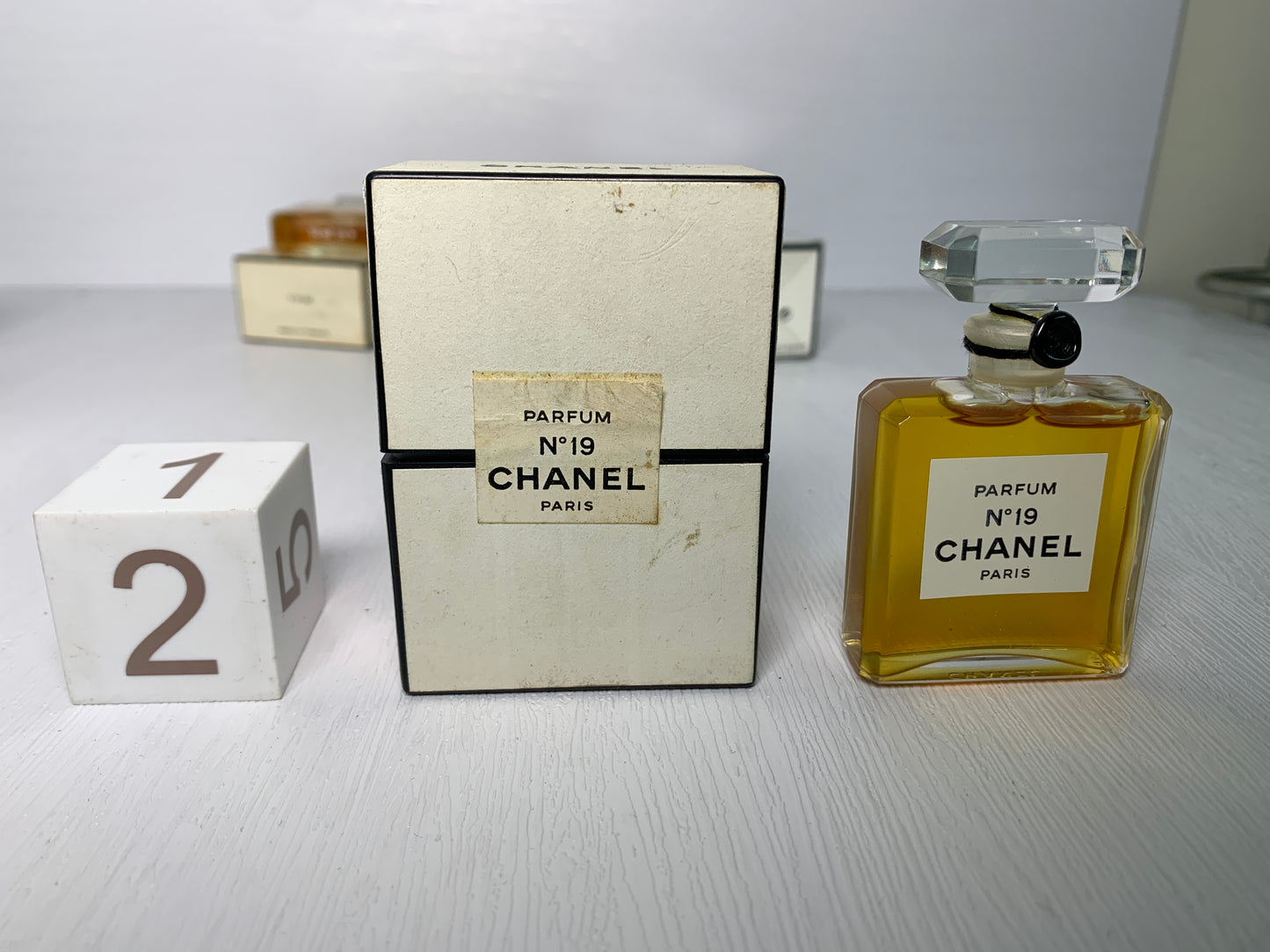Authentic Discontinued Chanel 28ml No. 19 Paefum Perfume 70's to 90's Years - 28DEC22