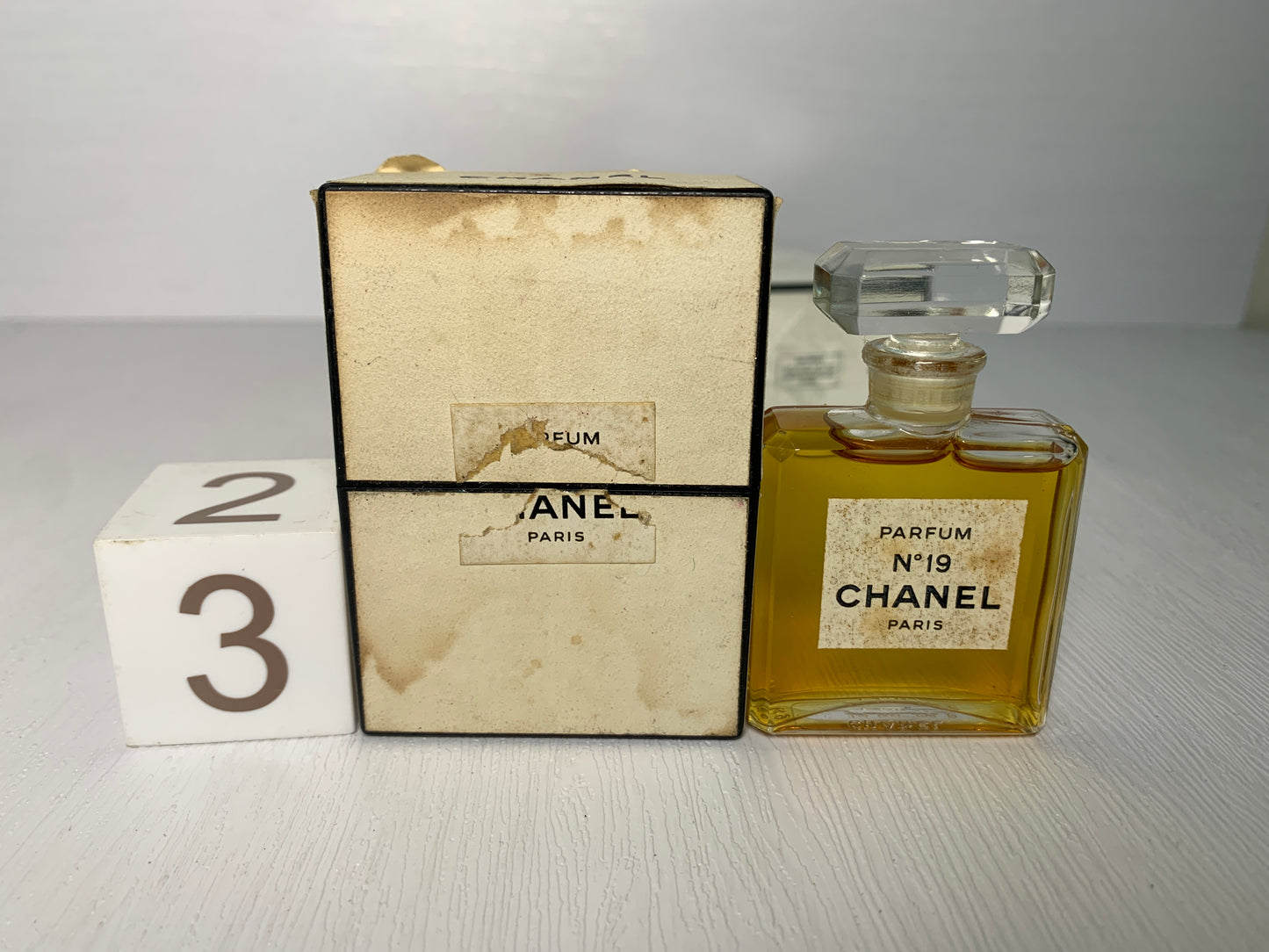 Authentic Discontinued Chanel 28ml No. 19 Paefum Perfume 70's to 90's Years - 28DEC22