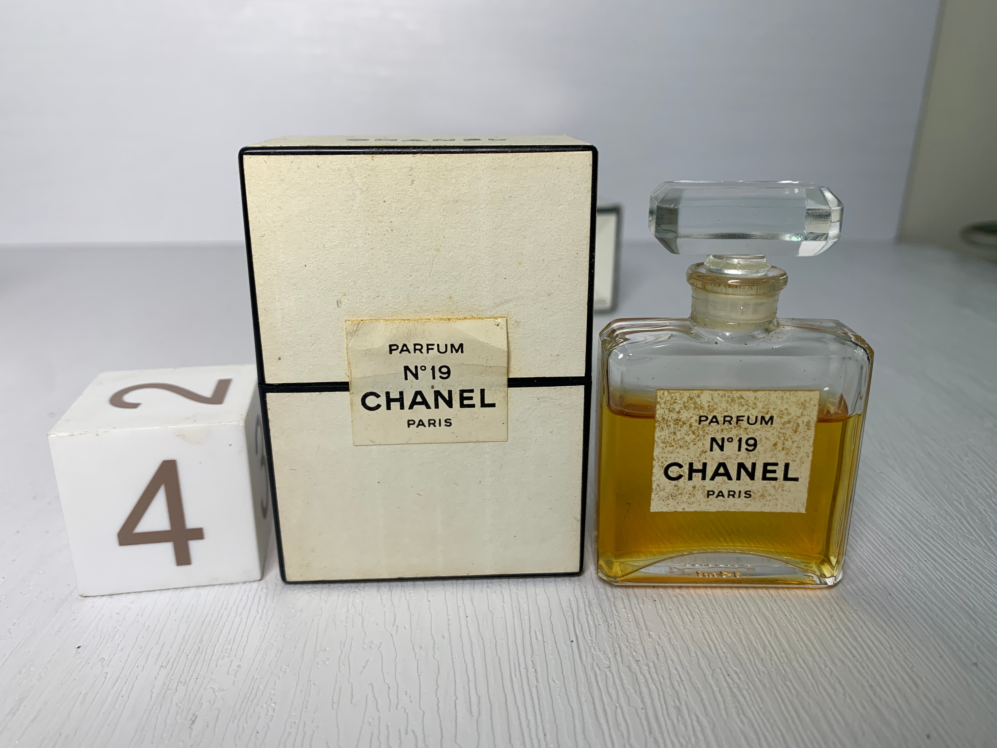 Authentic Discontinued Chanel 28ml No. 19 Paefum Perfume 70's to 90's Years  - 28DEC22