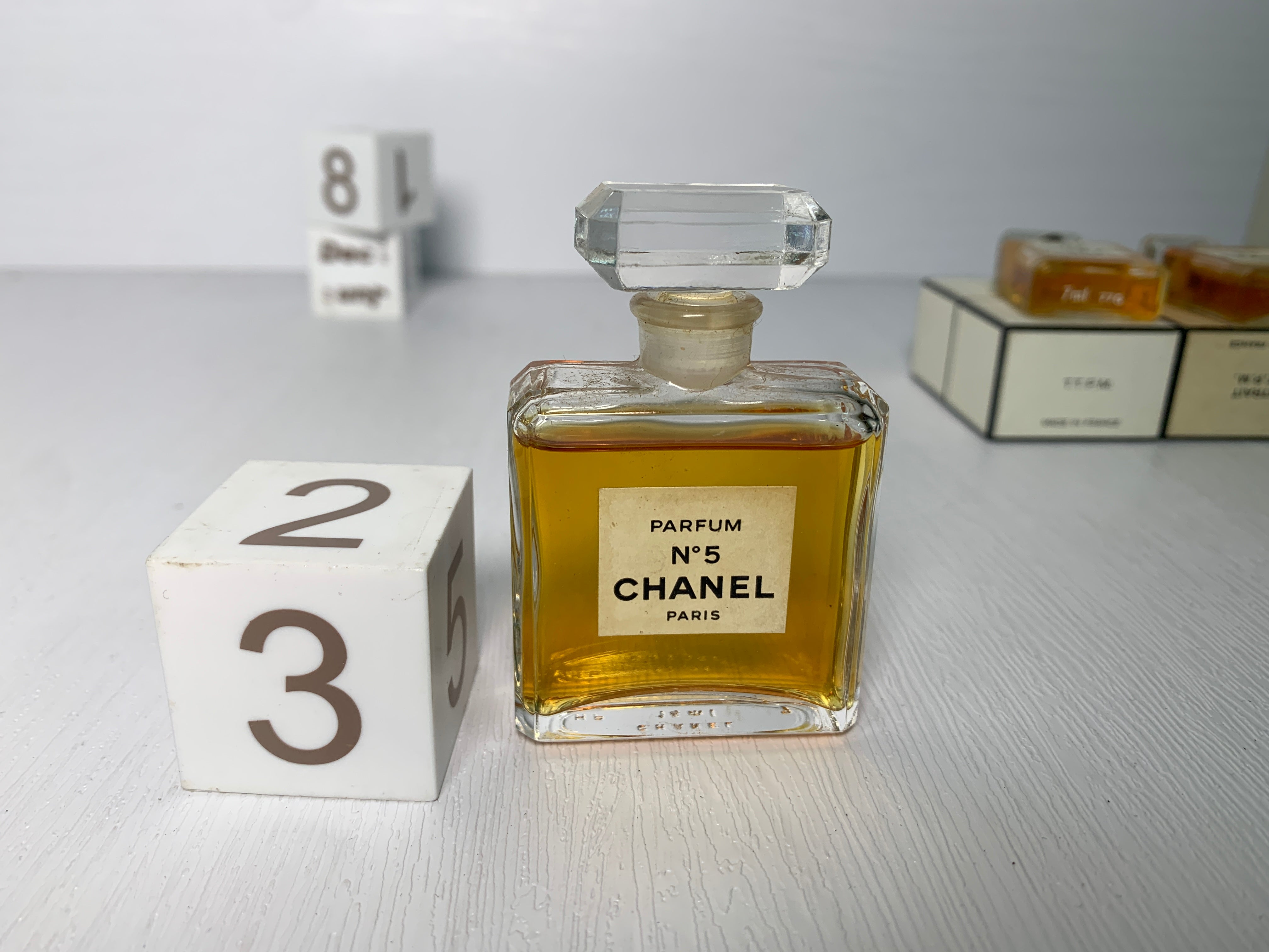 Authentic Discontinued Chanel No. 5 Parfum Perfume 14ml 7ml 70's
