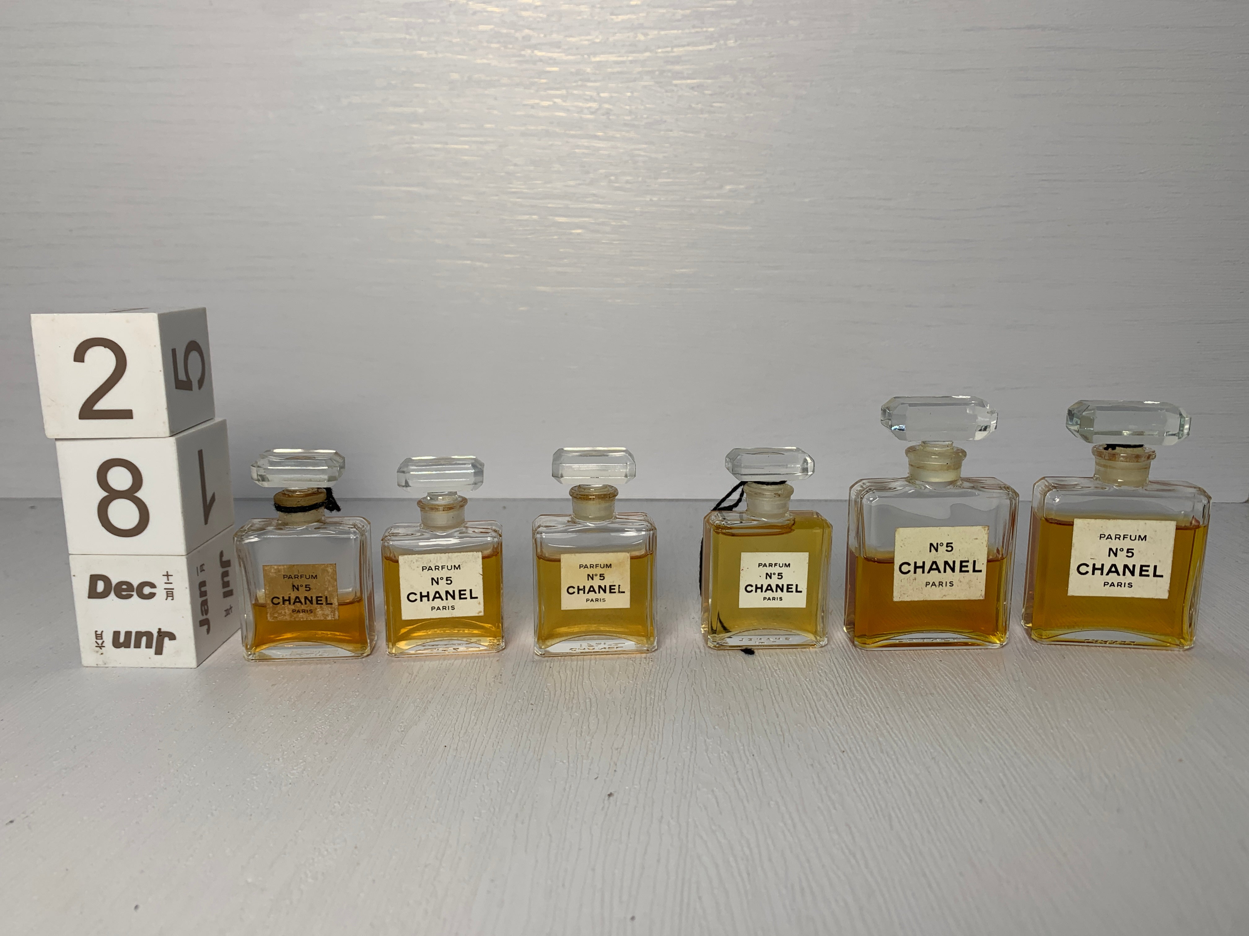 Auth Discontinued Chanel No.5 7ml 14ml 1 4 oz 1 2 oz Parfum