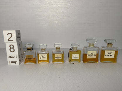 授權停產 Chanel No.5 7ml 14ml 1/4 oz 1/2 oz Parfum 香水 - 28DEC22