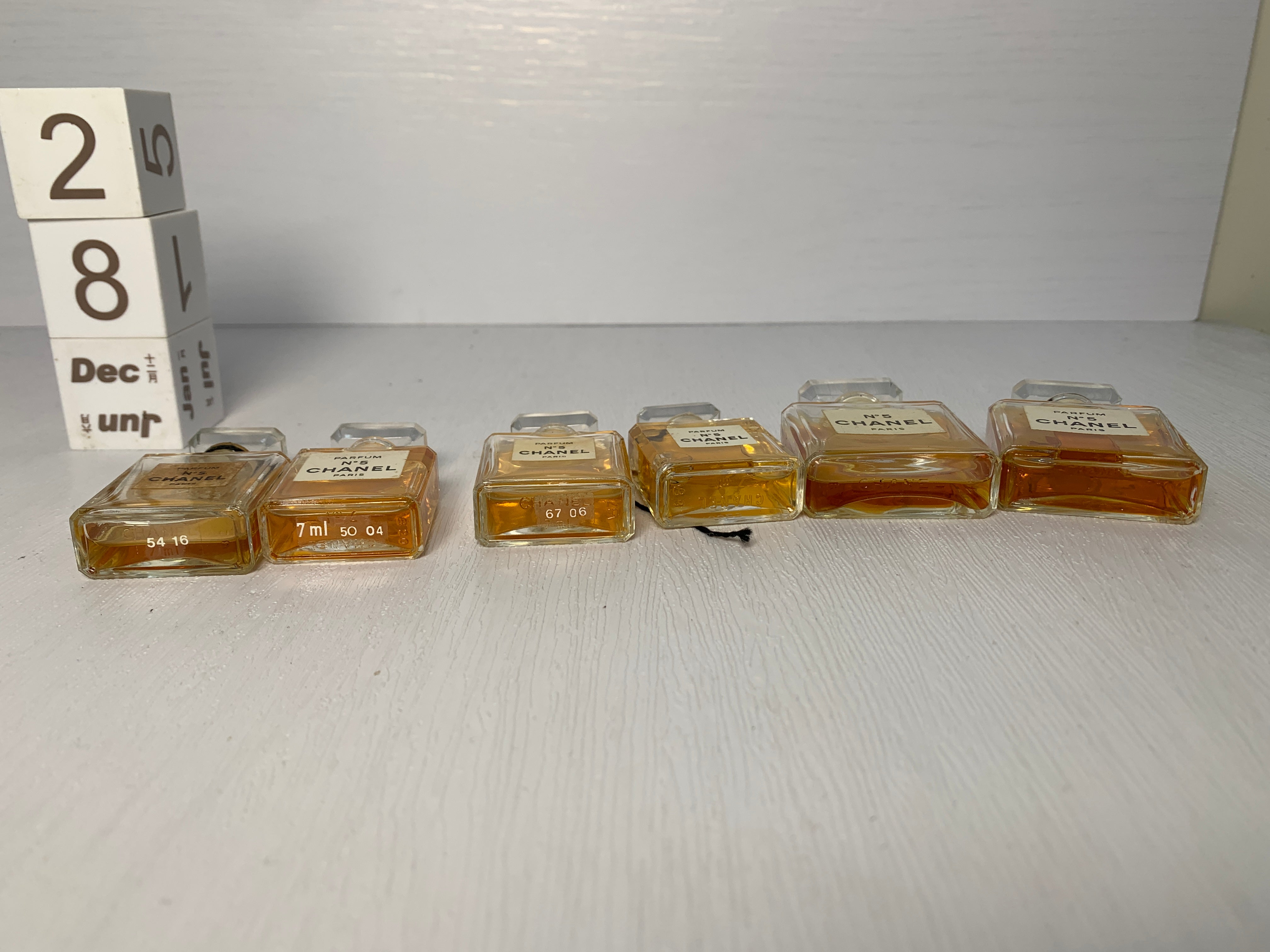 Auth Discontinued Chanel No.5 7ml 14ml 1 4 oz 1 2 oz Parfum