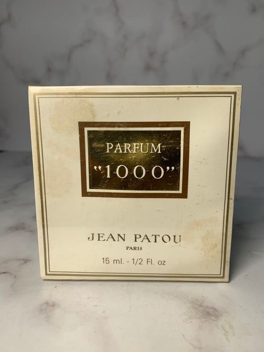 Rare Jean Patou 1000 15ml 1/2 oz Parfum Perfume - 030124 14