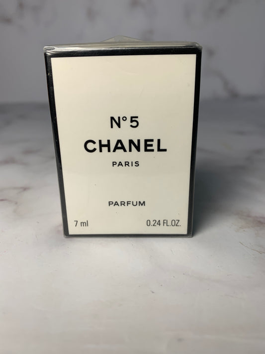 Rare Sealed Chanel No.5 7 ml 1/4 oz Parfum perfume with box - 030124