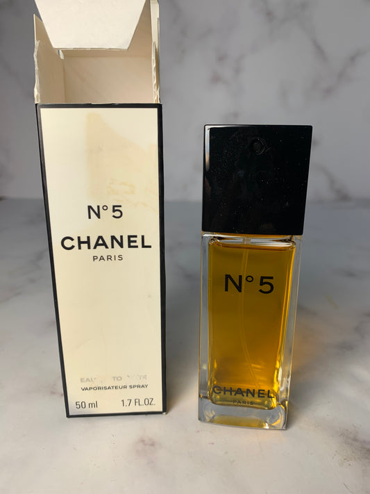 Rare Sealed Chanel No.5 50 ml 1.7 oz Eau de Toilette EDT perfume with box - 030124