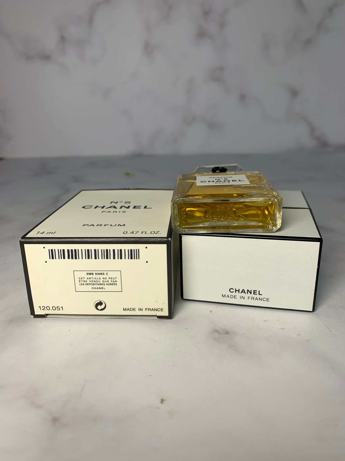 Rare Sealed Chanel No. 5 14 ml 1/2 oz Parfum perfume with box - 030124