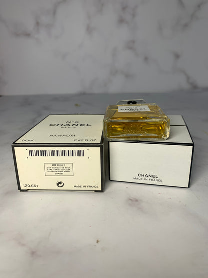 Rare Sealed Chanel No. 5 14 ml 1/2 oz Parfum perfume with box - 030124