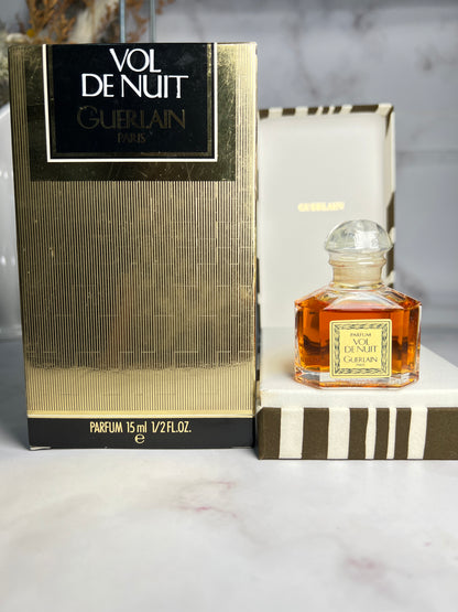 Rare GUERLAIN Vol de nuit 15ml 1/2 oz Parfum 香水 - 180723-3