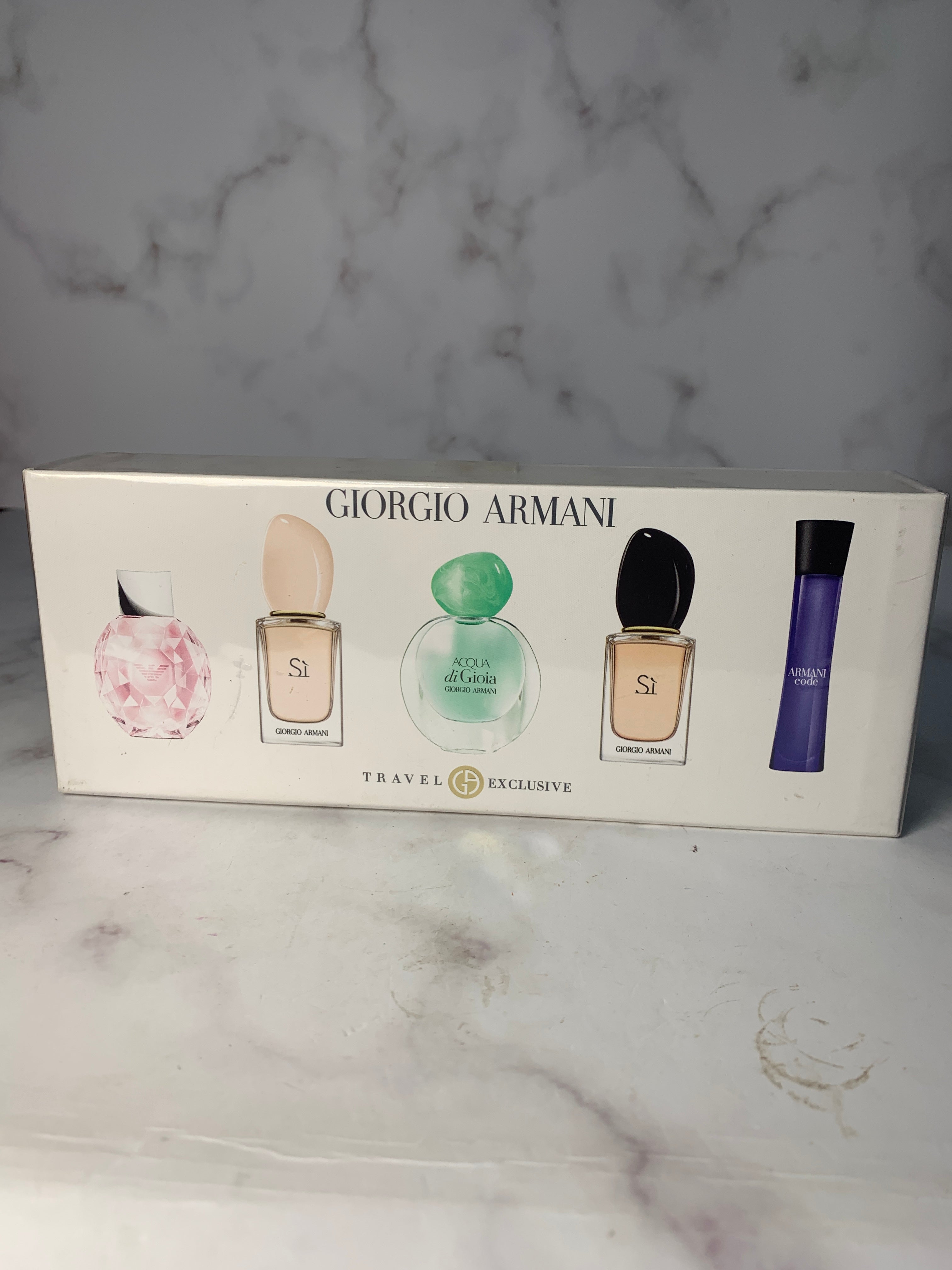 Giorgio armani travel exclusive set best sale