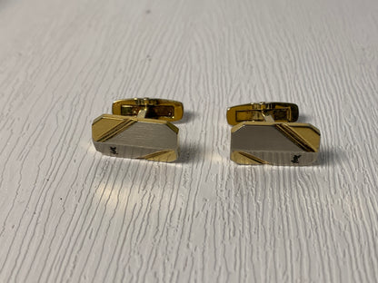 Vintage Tie clip YSL YVES saint LAURENT cufflinks - 3MAR