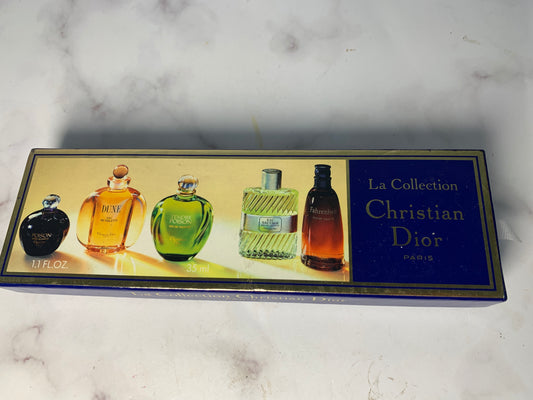 Rare Christian Dior   5 in 1 set Eau de toilette   EDT - 060224