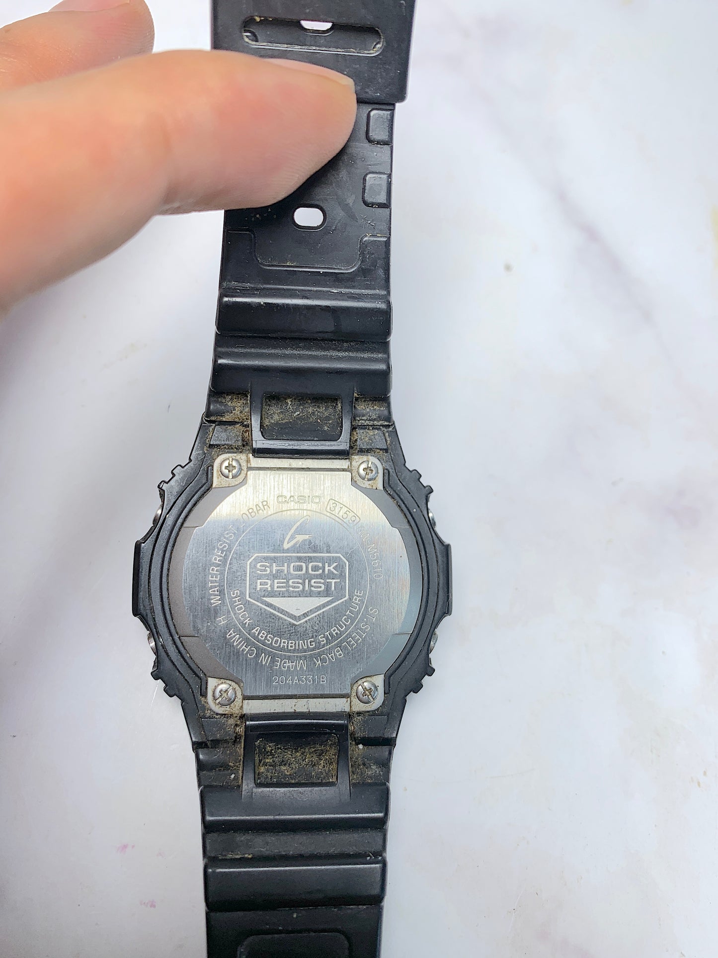 Men CASIO  G Shock black  Quartz  Watch - 010224 D