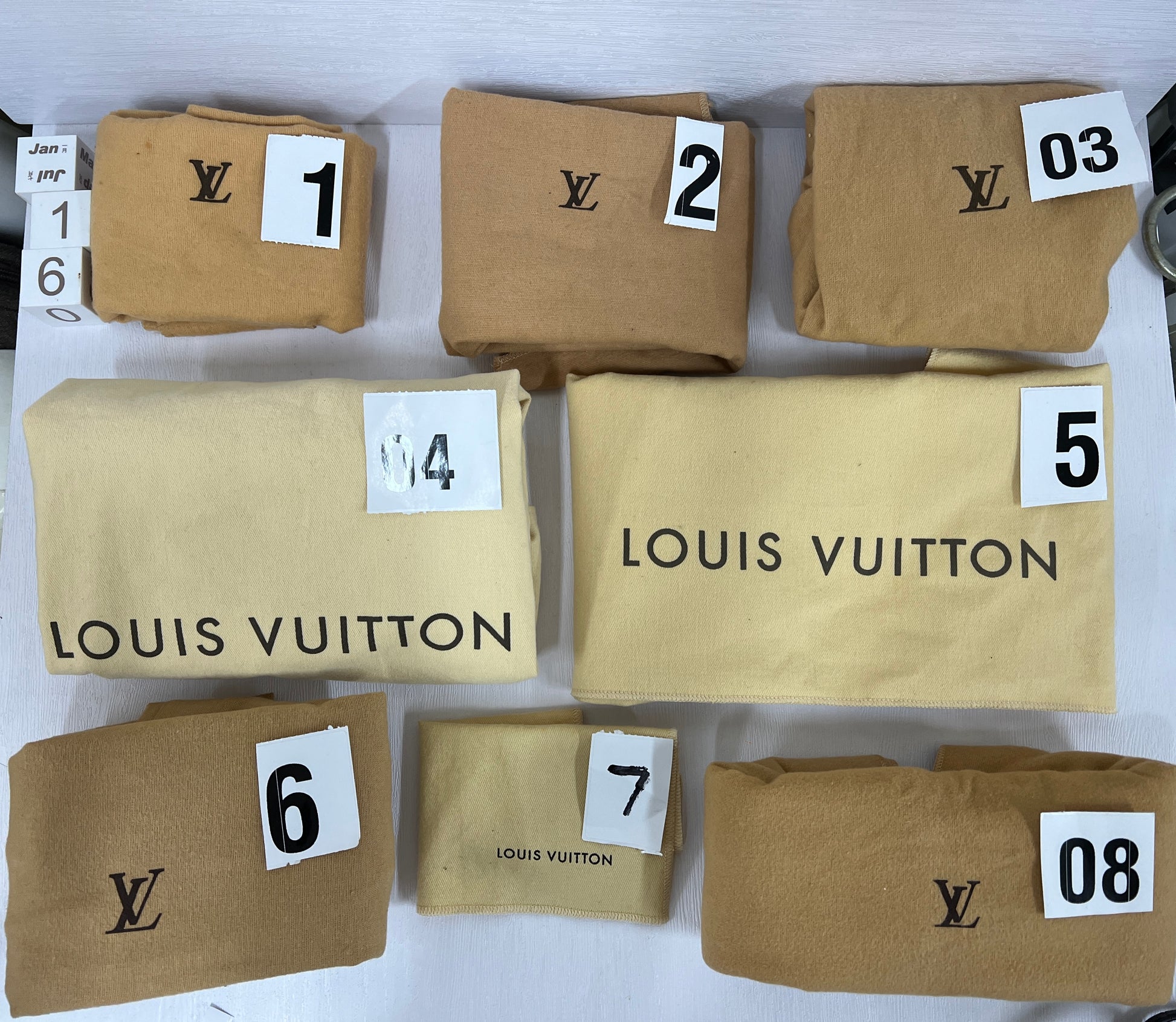 Louis Vuitton Dust Zipper Bag 16'' x 21" for shoes/clothing.