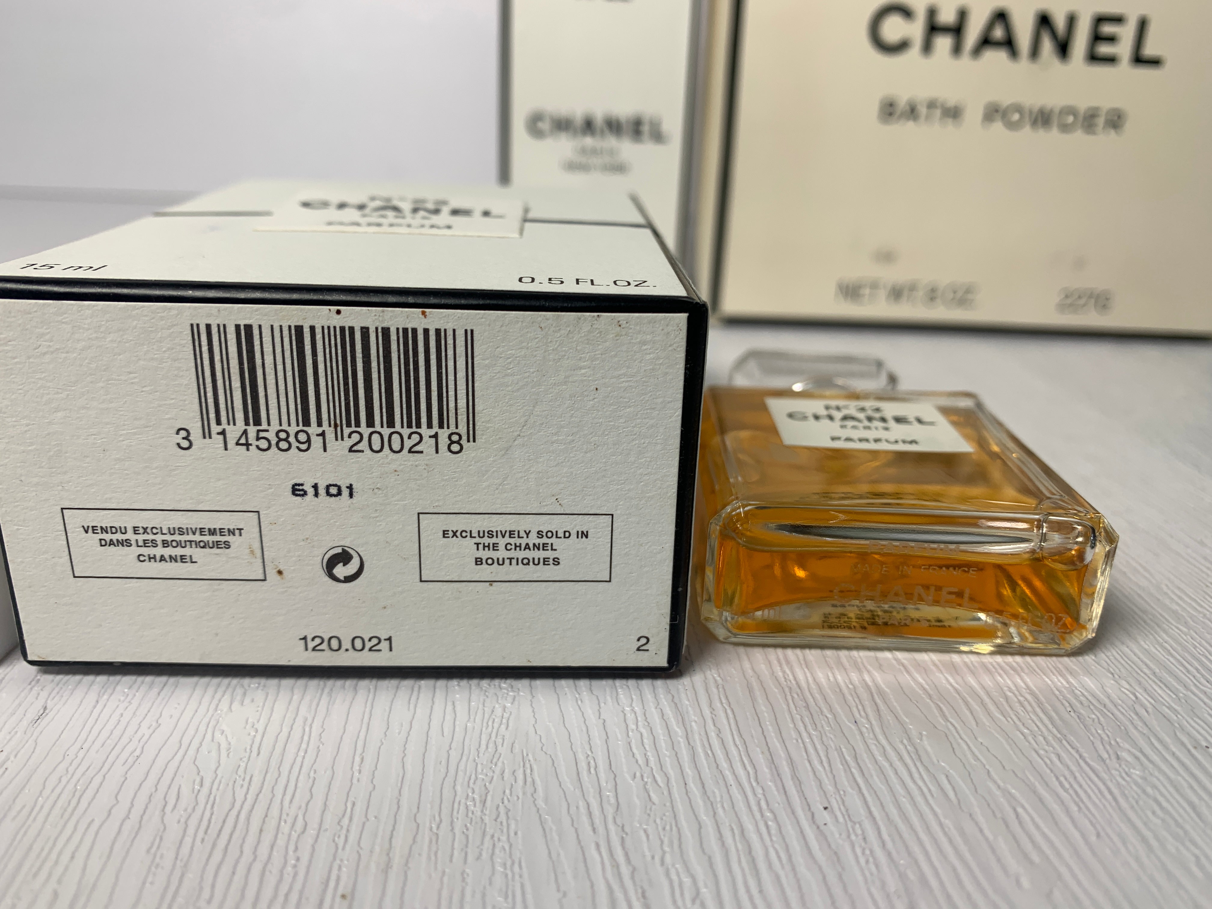 Rare Chanel no.22 eau de toilette 50ml parfum 7.5ml 15ml Bath Power 12FEB22