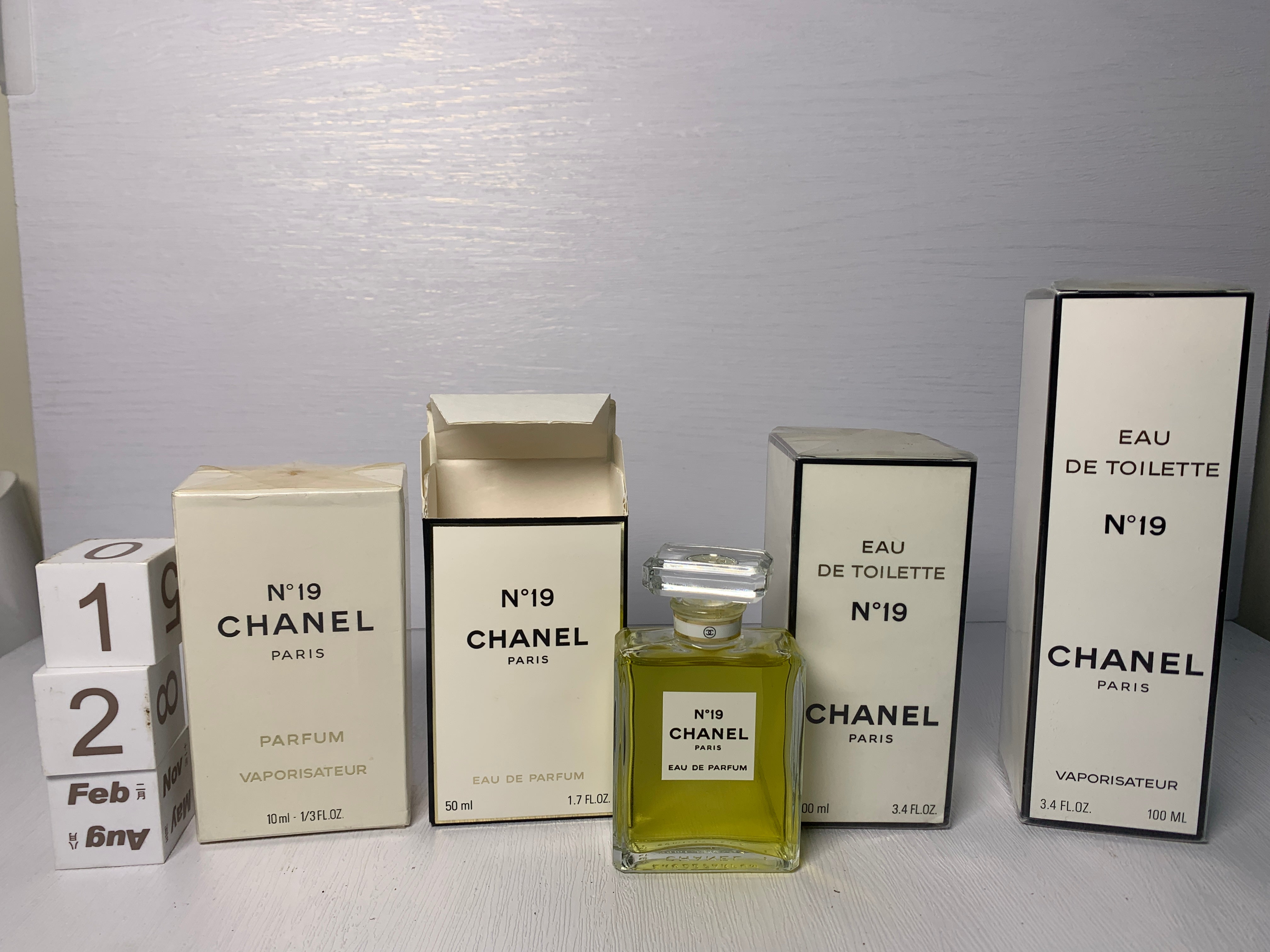 CHANEL No 19 Eau De Parfum Spray 1.7 fl oz/50 ml RARE Read Descr