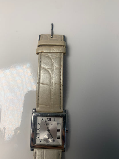 Rare Women Furla silver tone  watch  - 220224