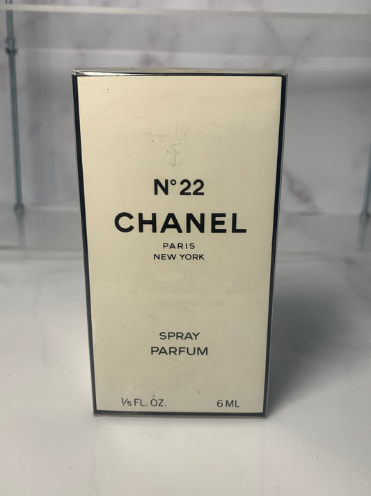 Rare Sealed Chanel No. 22 Parfum 6ml 1/5 oz Perfume  - 220224