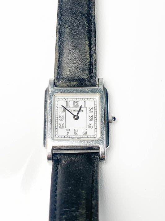 Rare Women  Tiffany silver tone  watch  - 050324