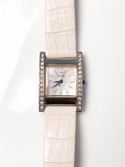 Rare Women  Guess pink leather  watch  - 050324