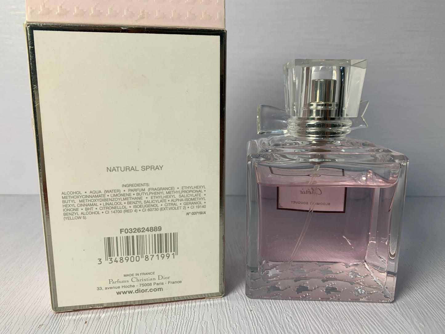 Rare Christain Dior  Cherie 100ml 3.4 oz Eau de Toilette EDT perfume  - 150323
