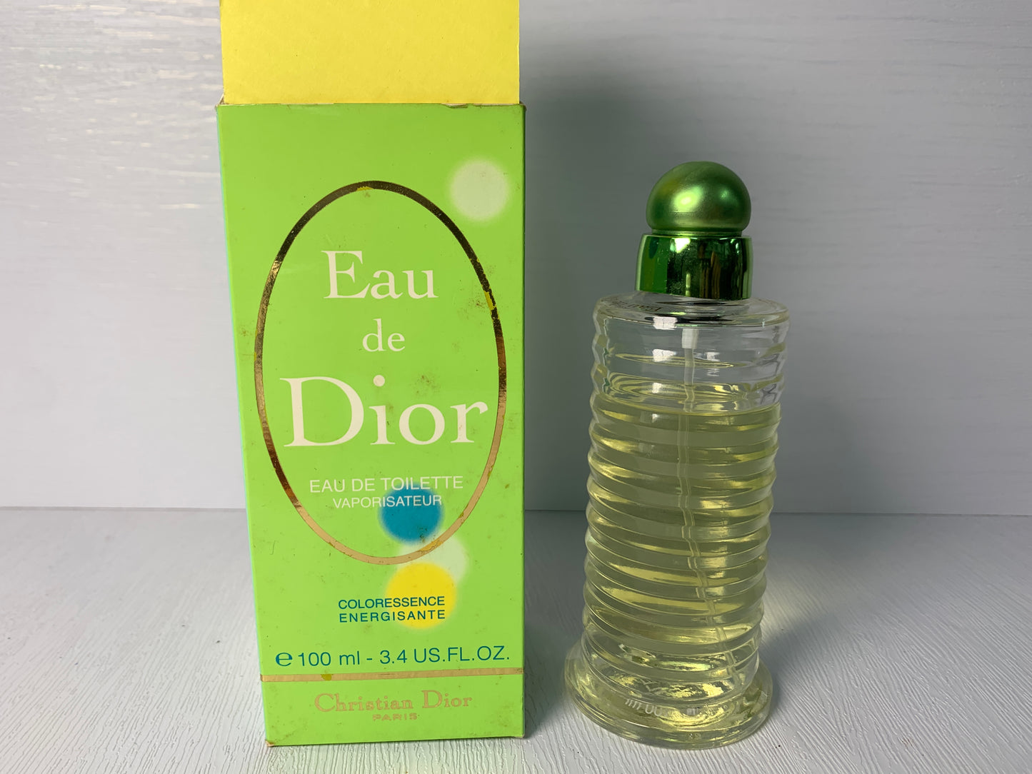 Rare  Christian Dior 100ml 3.4 oz Eau de Toilette EDT coloressence - 150323