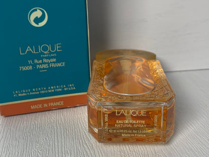 Rare  Lalique 30ml 1 oz Eau de Toilette EDT   - 220323