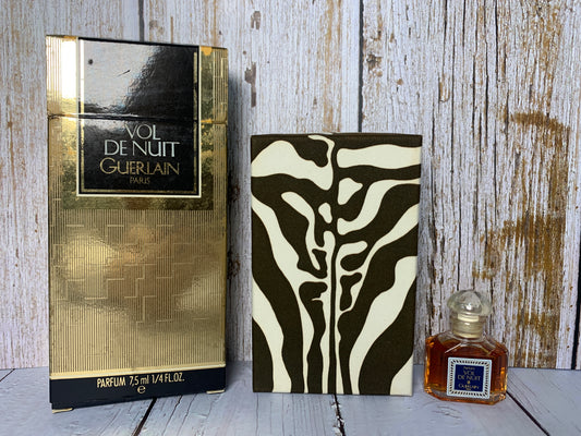 Sealed Guerlain Vol de nuit  7.5ml 1/4 oz parfum perfume   - 110423