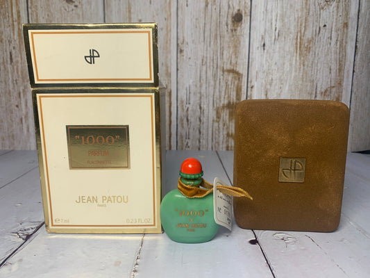 Rare Jean Patou 1000 Parfum 7 毫升 1/4 盎司香水 - 010523-12
