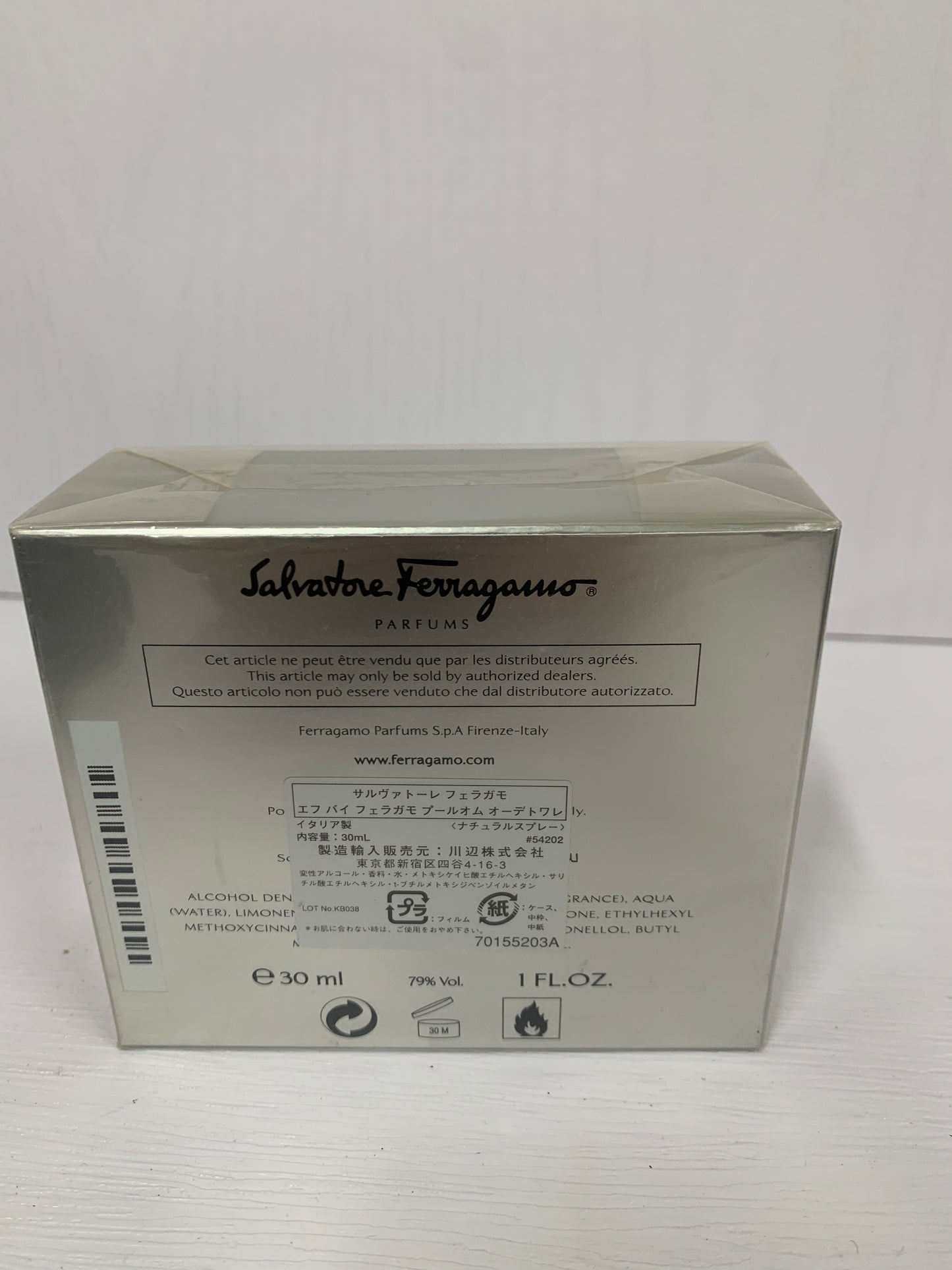 New Salvatore Ferragamo EDT eau de Toilette 30ml 1 oz - OCT21