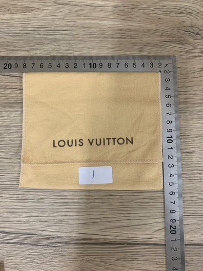 Authentic Beige LOUIS VUITTON shoe boots bag wallet purse dust bag cover LV handbag gift dust bag