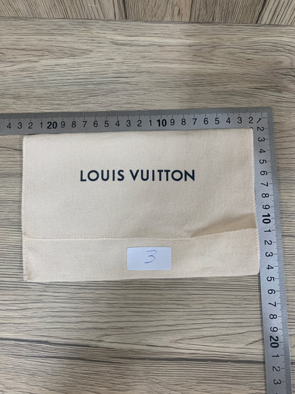 Authentic Beige LOUIS VUITTON shoe boots bag wallet purse dust bag cover LV handbag gift dust bag