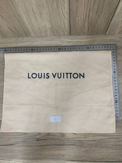 Authentic Beige LOUIS VUITTON shoe boots bag wallet purse dust bag cover LV handbag gift dust bag