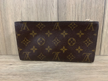 Louis Vuitton LV Authentic Louis Vuitton LV wallet bag cosmetic bag with insert Organizer - 7-JUN-2