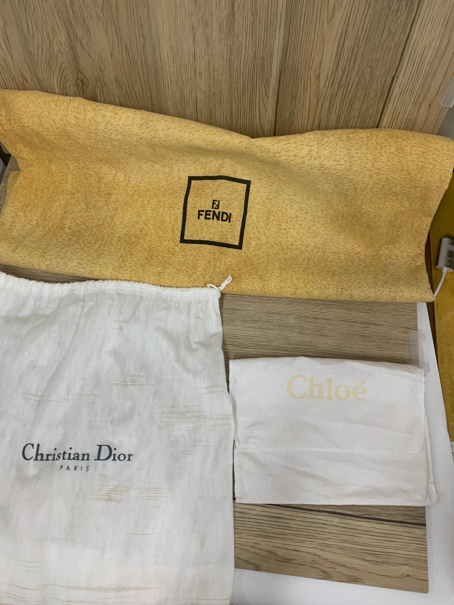 Authentic Fendi Christian Dior Chloe shoe boots bag wallet purse dust bag handbag gift - 8JUN