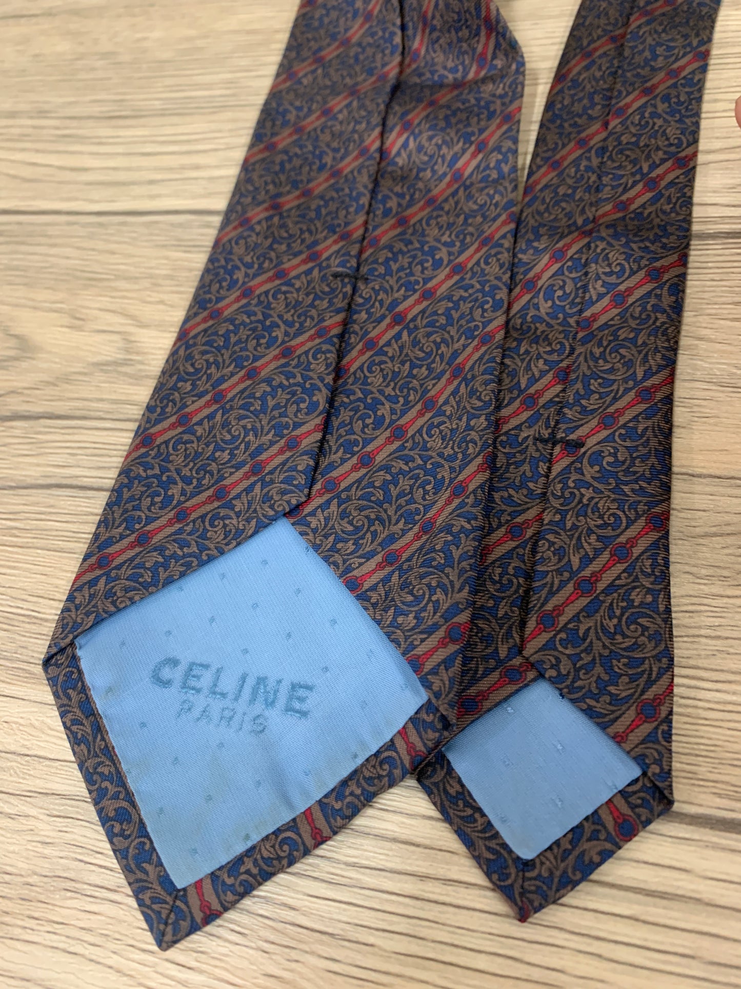Vintage Celine navy tie