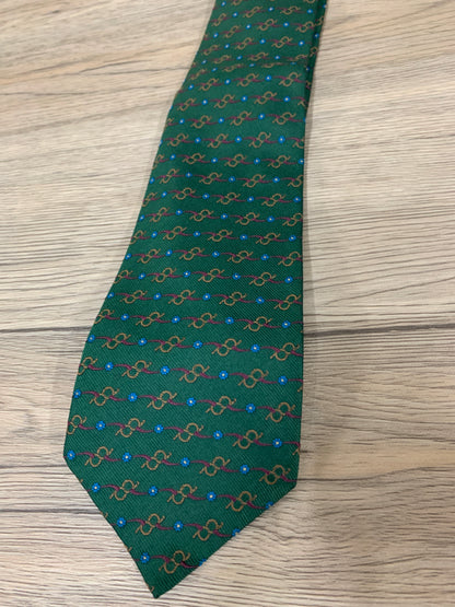 Guy Laroche Dark green tie Soie Silk