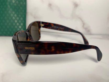 Rare Gucci Sunglasses brown with bag - 110823-11