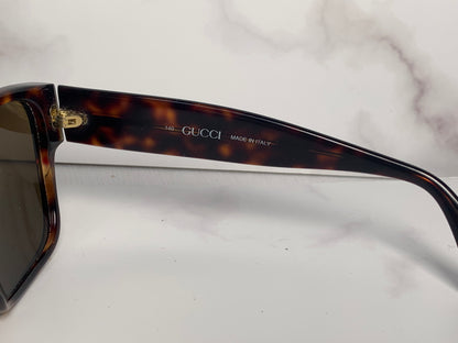 Rare Gucci Sunglasses brown with bag - 110823-11